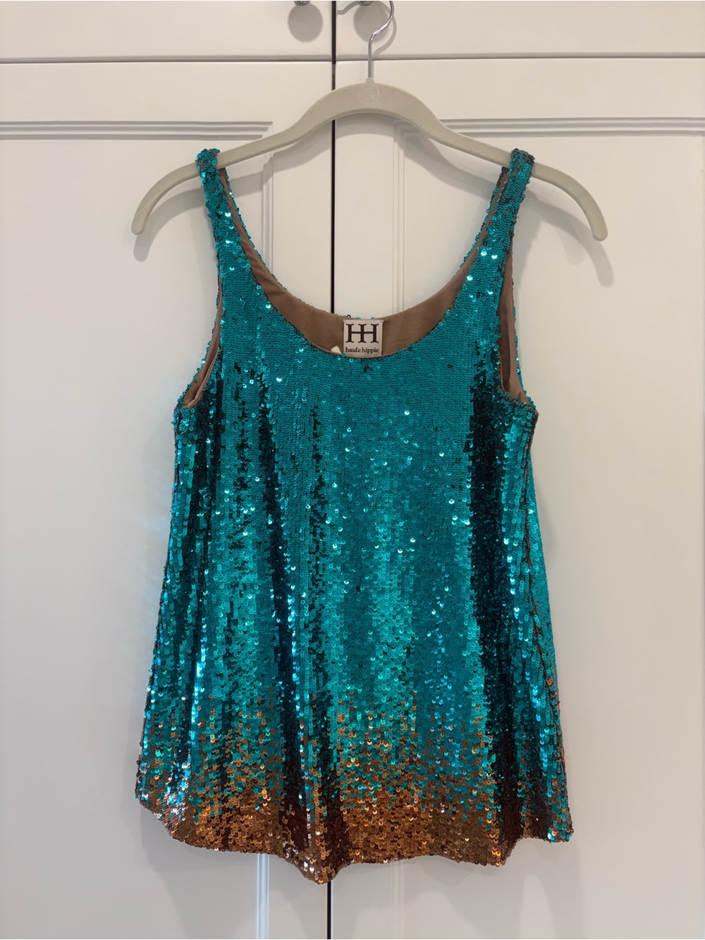 Haute Hippie Sequin Top